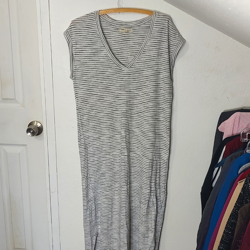 Cloth & Stone Sleeveless Striped Maxi Dress